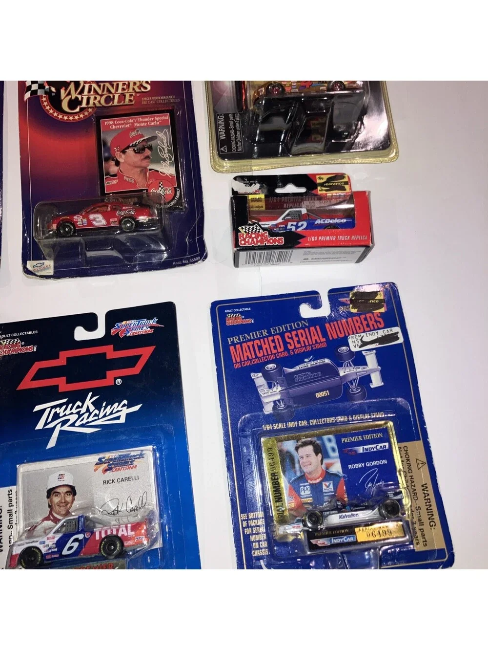 Lot of 7 VINTAGE MIX Racing Champions 